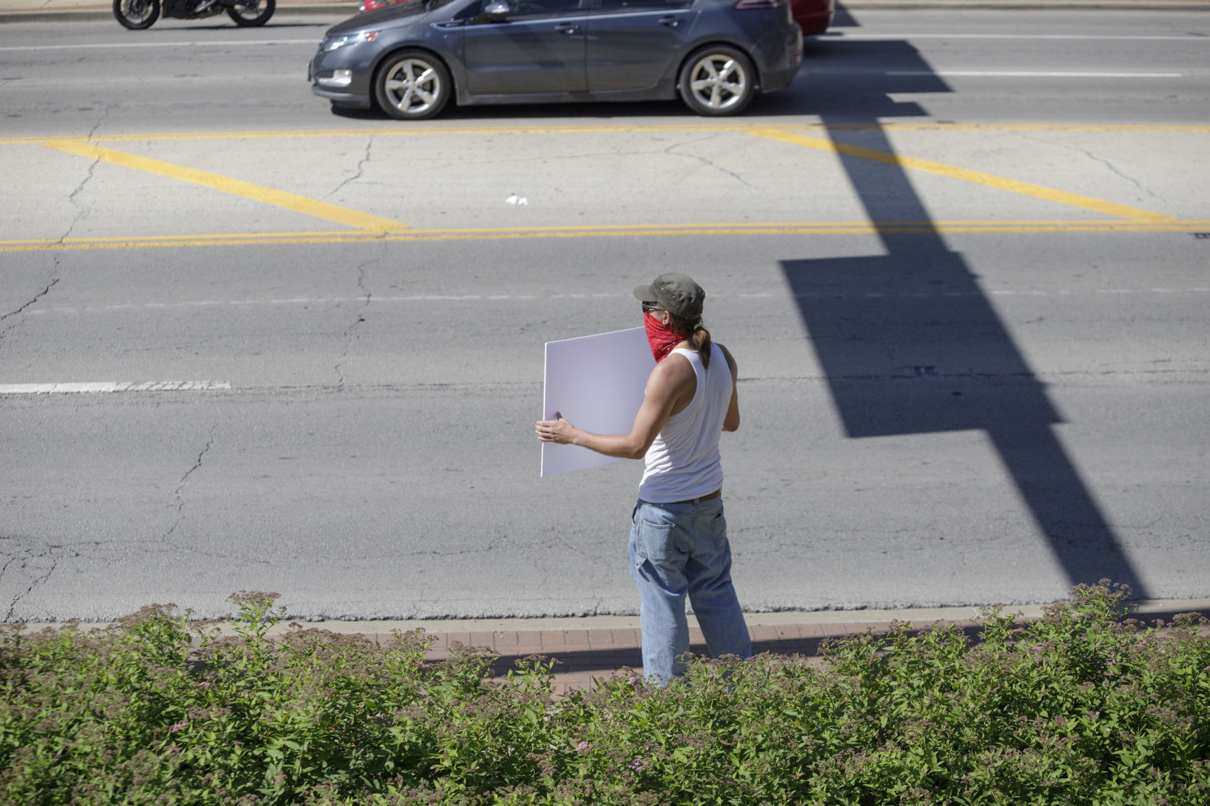 Downtown Decatur protest